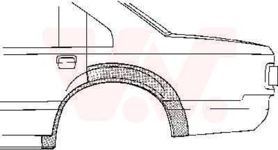 Van Wezel - ACHTER SCHERM VOOR FORD SCORPIO 1985-1992 ARC616764VWAN