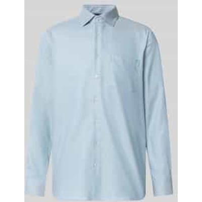 Regular fit zakelijk overhemd van zuivere katoen model 'New Kent Patch'