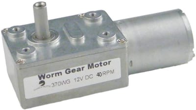 Mini Turbine Worm Motor 12V DC 40RPM Reducer voor Diverse Toepassingen