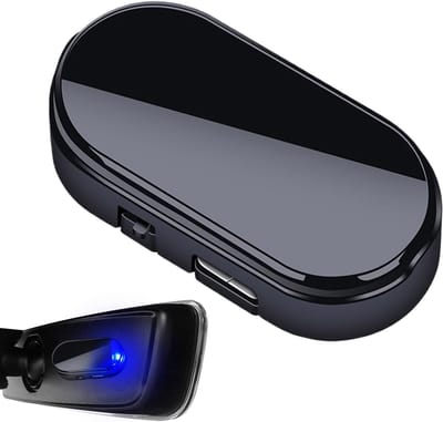 Auto Alarm Lamp - Waarschuwingslicht Voertuig - Diefstal Beveiliging - Zonne-energie Aangedreven - 10 x 5 x 3 cm - Blauw/Rood
