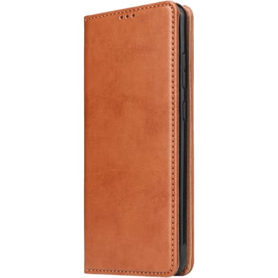 Fierre Shann Samsung Galaxy S20 Ultra Slim Wallet Hoesje  Bruin