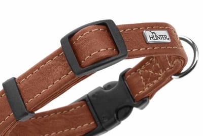 Hunter Hondenhalsband Canadian Up Cognac Maat XXS-XS 16 - 22 cm