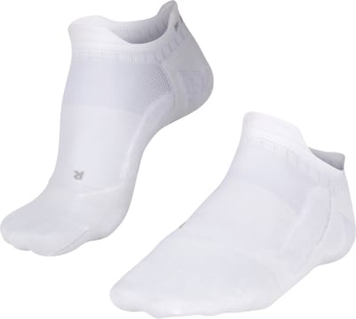 FALKE GO5 Invisible anti-blaar katoen functioneel materiaal golfsokken heren wit - maat 39-41