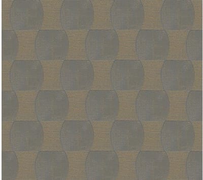 BLAUW GOUD RETRO BEHANG 35869-1