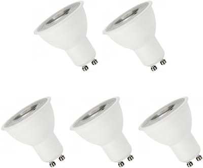Spectrum LED Lamp GU10 4W - 230V - 300 Lumen - 3000K Warm Wit - Gezellig licht - Energiezuinig - 5 stuks
