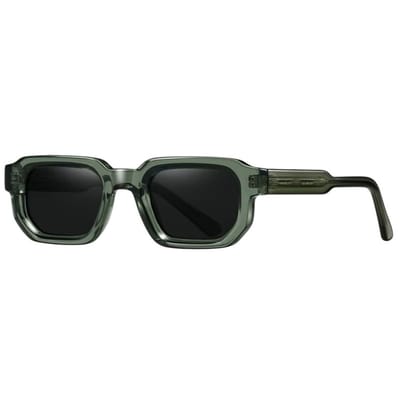 Loud and Clear® - Zonnebril - Heren - Dames - Vierkant - Groen - Gepolariseerd - Polariserend