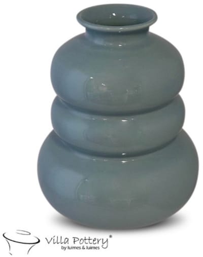 Vaas - Villa Pottery - Decoratie - Woondecoratie - Keramiek - Waterdicht - Bolla Vie 1_1 Light Blue