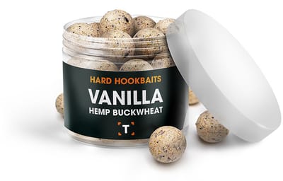 Hennep Boekweit Vanilla Hard Hookbaits - 24MM - Aas - Karpervissen - Partikels - Karper Aas - Karper Vissen - Karper Voer - Karper