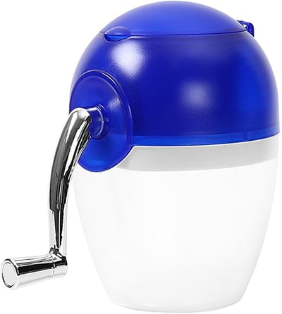 IJsmachine Handmatig - Crushed Cream Maker - Zelf IJscrushed Maken - Geen Stroom Nodig - 16 cm Hoog - Wit