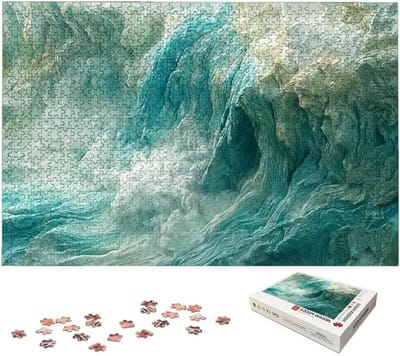 Houten Puzzel - Legpuzzel Volwassenen - Ontspanning Thuis - Brieven op Achterkant - 5000 Stukjes - Meerkleurig