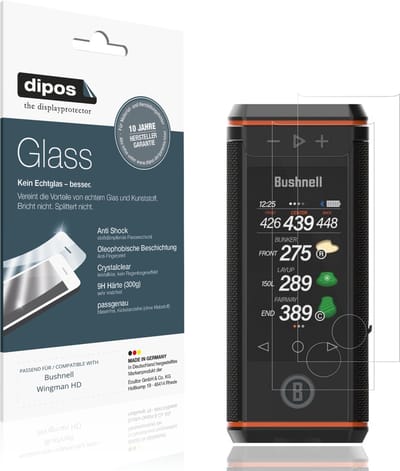 dipos – 2x Pantserfolie geschikt voor Bushnell Wingman HD | 9H Screenprotector