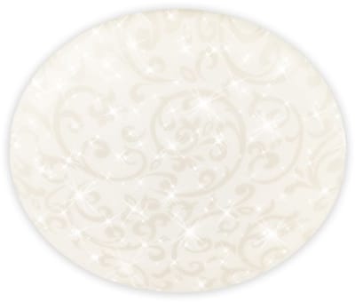 BRILONER Nebo - LED Plafondlamp - met neutraal wit licht - bloemen decor - sterrenhemel effect - Ø27.8cm - wit