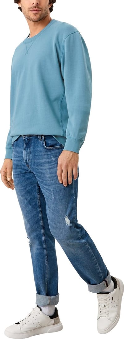 s.Oliver - Sweater - Maat XL - Mannen - 5197 frosted tu - Bovenmateriaal