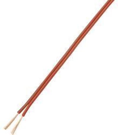 TRU COMPONENTS 1567143 Draad LiY-Z 2 x 0.40 mm² Rood, Zwart 20 m