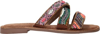 Lazamani - Charlie Dames Slippers Tan - Maat 36