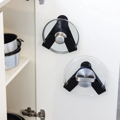 Wenko Pannendekselhouder zelfklevend - 2 stuks