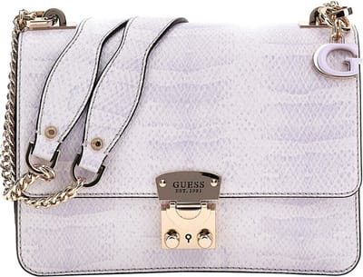 GUESS Schoudertas Eliette Logo Convertible Xbody Flap Lavender Veelkleurig