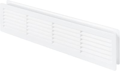 Ventilatierooster voor Deur - Dubbelzijdig Ondoorzichtig Kunststof Rooster 440 x 120 mm