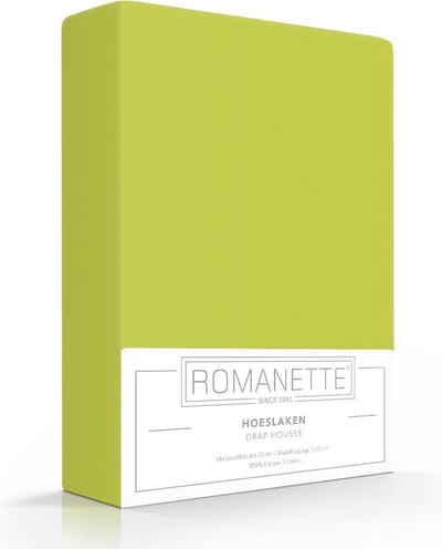 Luxe Verkoelend Hoeslaken - Mint - 160x200 cm - Katoen - Romanette