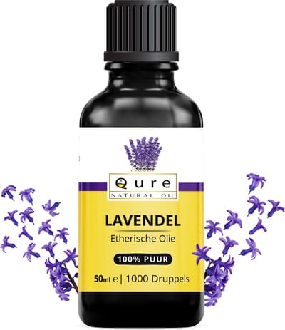 Lavendel Olie 50ml | 100% Puur & Onbewerkt | Geurolie | Lavendel Etherische Olie voor Huid, Haar en Aromatherapie