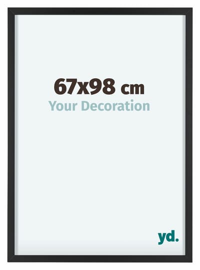 Your Decoration - Fotolijst 67x98 cm - Aluminium - Zwart - Virginia