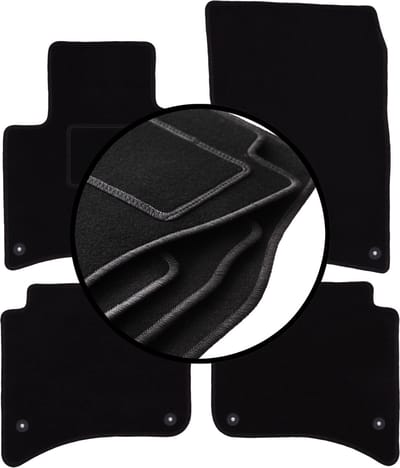 Complete set veloursmatten voor: Volkswagen Touareg II SUV (2010-)