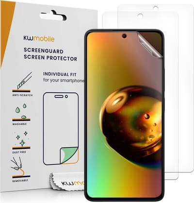 kwmobile 3x screenprotectors geschikt voor Xiaomi Redmi Note 13 4G - beschermende folie voor smartphone