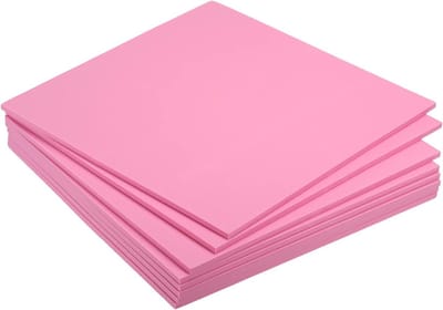 Schuimplaten Knutselen - Ambachtelijk Materiaal - Creatieve Projecten - Flexibel en Vormbaar - 8 Stuks 25cm - Roze