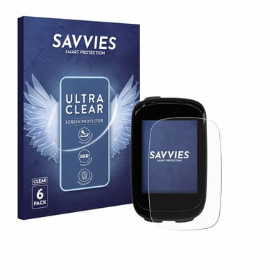 Savvies - Screenprotector voor Decathlon Van Rysel GPS 500 - Folie Beschermfolie transparant 6 Stuks