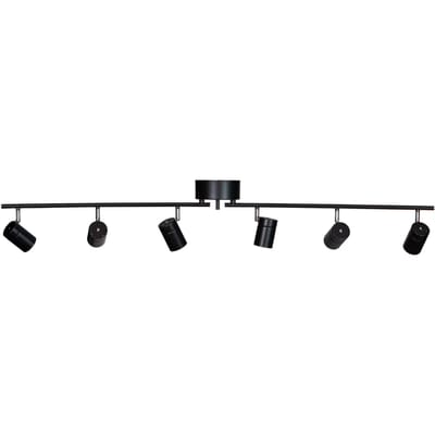 By Rydéns Plafondspot Correct zwart 6-lamps, metaal, GU10