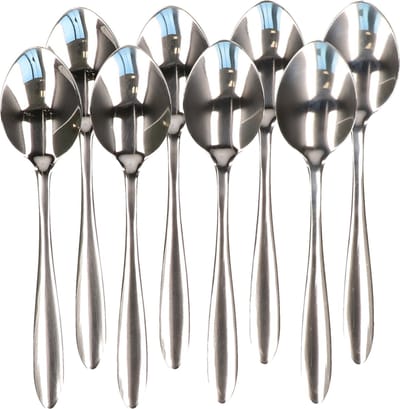 Excellent Houseware diner lepels - set van 12x - RVS - 18,5 cm - bestekset