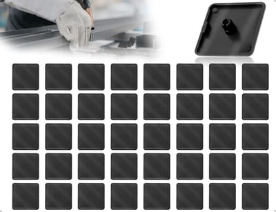 LIVIA HOME- Eindkappen 40 Stuks - Kunststof Afdekdoppen - Voor Aluminium Profielen - Huishoudelijke Voorwerpen - Kliminrichtingen - Aquariumframes