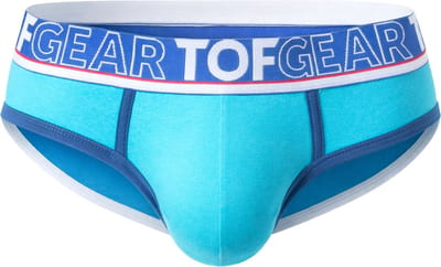 TOF Paris Champion Brief Turquoise - MAAT XXL - Heren Ondergoed - Slip voor Man - Mannen Brief