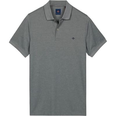 Baileys – Heren – Poloshirt – Katoenmix – Korte mouwen – borstzak – Polo – Grijs – 615279-73