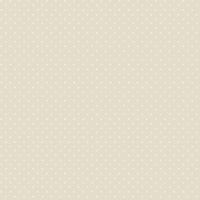 Behang - Stippen - Polkadot - Beige - Babykamer Neutraal - Kinderkamer - Vliesbehang - 0,53 x 10,05 M - Happy