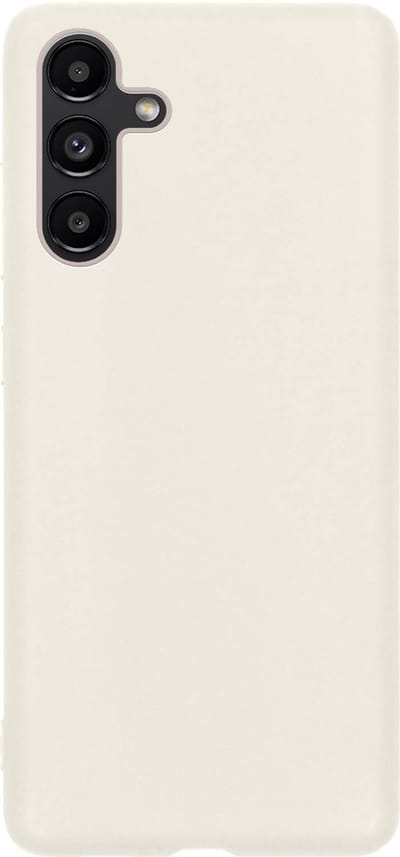 Hoes - Geschikt voor Samsung Galaxy A13 5G - Sterk & Shockproof - Hoesje Cover - Siliconen Case - Wit