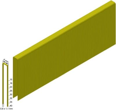 Verzinkte Heftnietjes voor Heftpistool - Sterke en Duurzame Bevestiging
