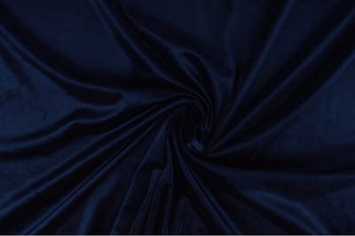 Stretch fluweel - Marineblauw - 1 meter - Per meter - Velvet stof