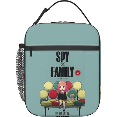 Kawaii Manga Spy X Family Geïsoleerde Lunchtas voor Vrouwen Kantoor Koeltas Thermische Voedselbox Draagbare Lunchboxen Container One Size