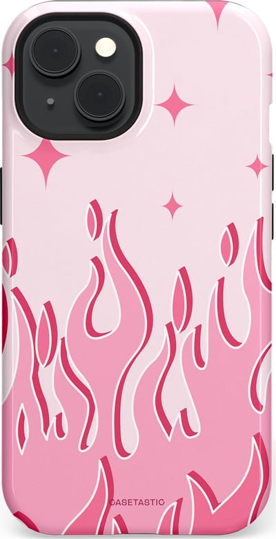 Casetastic Hoesje Geschikt voor Apple iPhone 15 Magsafe - Stijlvolle Beschermende Duo-layer Case - Twinkelvuur