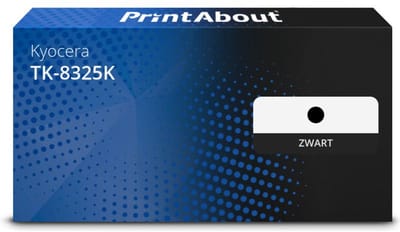 PrintAbout huismerk Toner TK-8325K Zwart Geschikt voor Kyocera