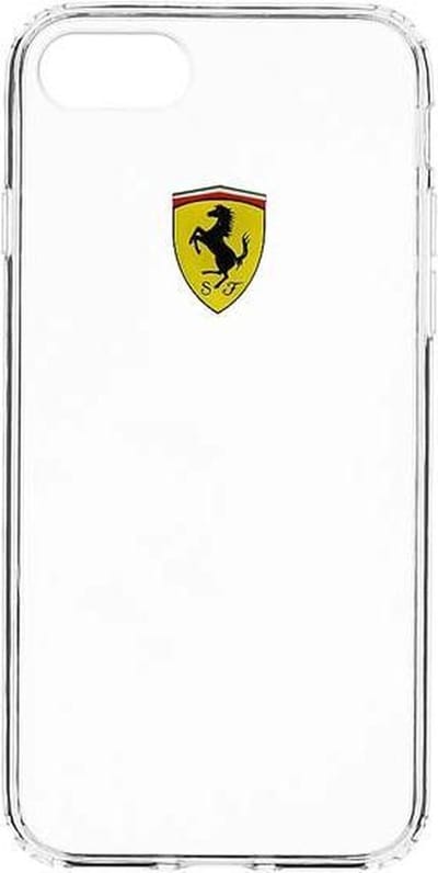 Ferrari Racing Transparant TPU Case hoesje iPhone 7 Plus / iPhone 8 Plus