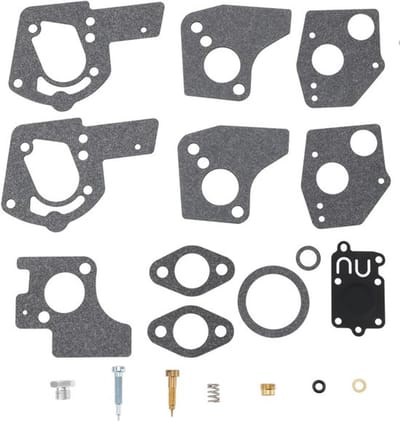 1 Set Grasmaaier Carburateur Reparatiekit Carburateur Revisiekit 495606 494624 Compatibel met Briggs Stratton Pulsa Jet Carburateur 80200 81200 82200