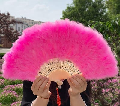 Vouwbare Handwaaier voor Vintage Bruiloften, Zomerfeesten en Carnaval - Stijlvolle Accessoire voor Kostuums