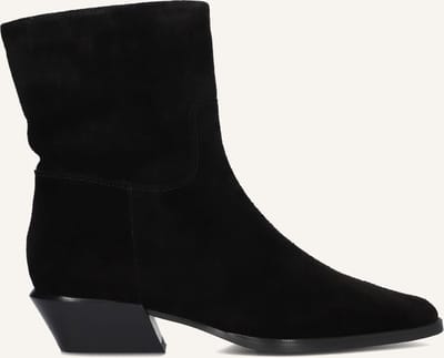 STEFANO LAURAN St2070 Enkellaarsjes - Enkelboots met rits - Dames - Zwart - Maat 36