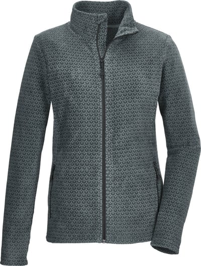 Killtec KOW 106 Women Fleece Jacket - Vest - Dames - Groen - Maat 36