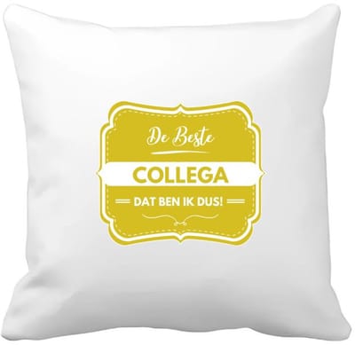 Akyol - de beste collega, dat ben ik dus Kussen hoes - Collega - iemand die een collega is - beste ooit - werk - collega - verjaardagscadeau - kado - gift - geschenk - afscheidscadeau - welkomscadeau - verrassing - 40 bij 40 cm