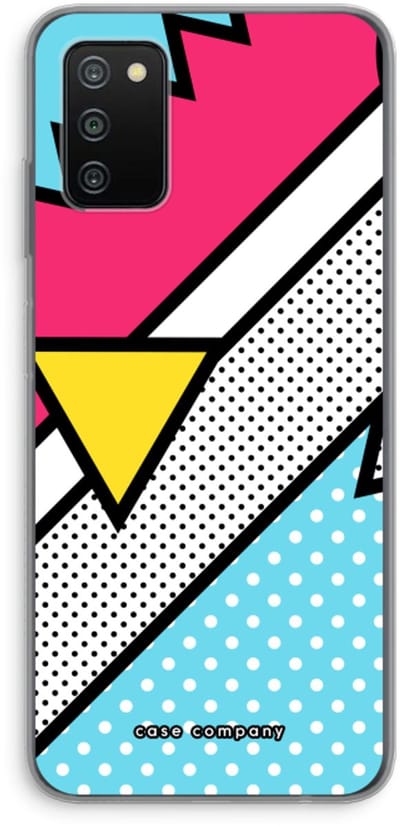 Hoesje geschikt voor Samsung Galaxy A03S hoesje - Pop Art #3 - Soft Cover Telefoonhoesje - Bescherming aan alle Kanten en Schermrand