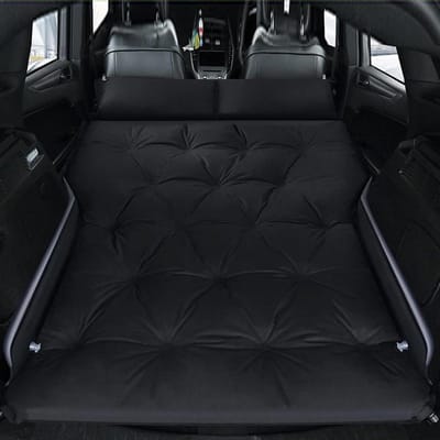 Opblaasbare Luchtmatras - Auto Bed - Reizen en Kamperen - Comfortabel en Veelzijdig - Universeel - Zwart