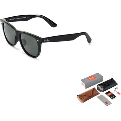 RayBan Originele Wayfarer Classic Volledig Montuur Acetaat Vierkante Zonnebril Unisex 54 black